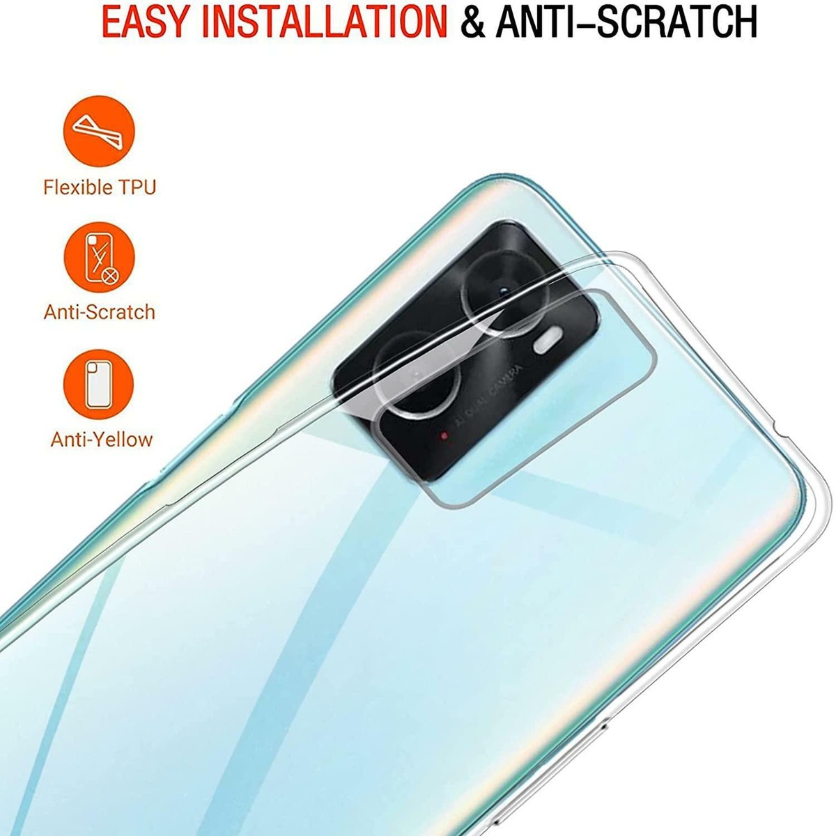 SEAHAI Cover per Oppo A96 / Oppo A76 / Realme 9i / Oppo A36