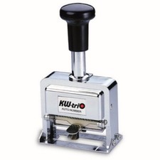 Timbro Numeratore Automatico in Metallo 6 Cifre 12 Ripetizioni con Accessori