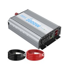2000 Watt Power Inverter Modified Sine Wave, DC 12V to AC 110V 120V Converter...
