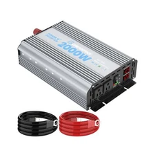2000 Watt Power Inverter Modified Sine Wave, DC 12V to AC 110V 120V Converter...
