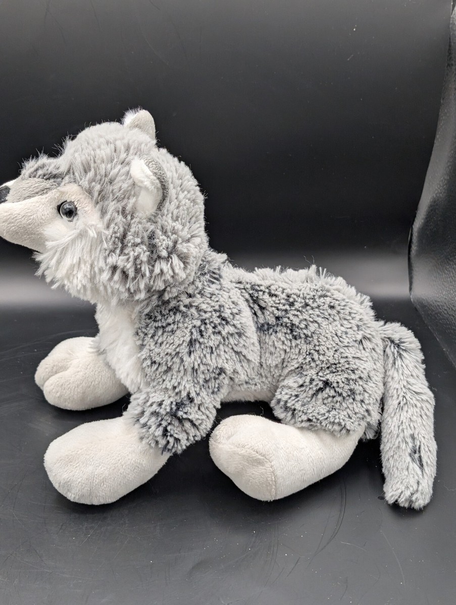 GANZ Webkinz GREY WOLF Plush HM358 Stuffed Animal No Code | eBay
