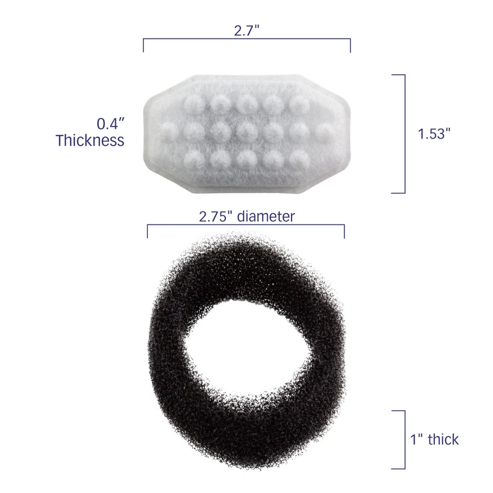 Filtros de agua para fuente de agua para mascotas Rellaty y Neareal 108 oz/3,2 L, paquete de 12 Foto 2 de 4