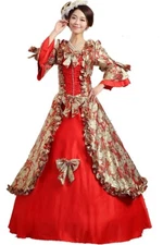 Marie Antoinette Ball GownRococoo 18th Century Victorian Lace Corset Dress