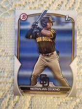 2023 Bowman Nerwilian Cedeno 1st Card #bp-81. San Diego Padres.