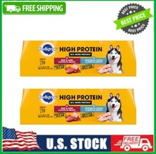 24 PACK Pedigree High Protein Wet Dog Food Variety Pack, 13.2 Oz Cans
