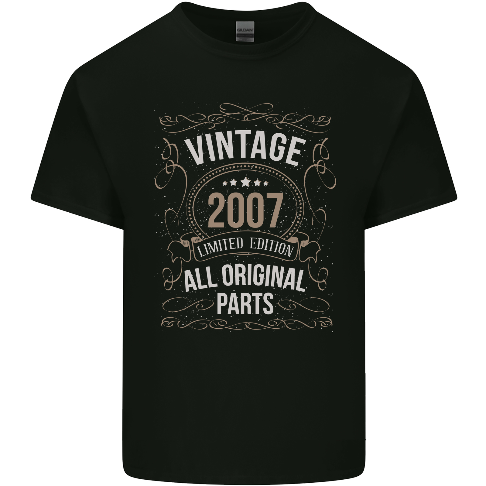 18th Birthday Limited Edition 2007 Mens Cotton T-Shirt Tee Top