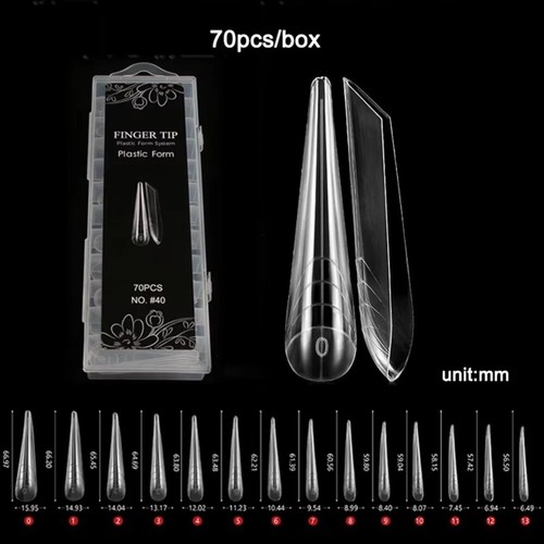 Poly Gel Unghie Forma Avanzata Doppia Forme Curvo Stiletto Manicure - Foto 13 di 18