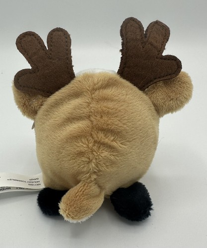 NEW! Ganz Tossimal Plush Animals 3.5” Holiday Version, Reindeer & Gingerbread - Picture 6 of 11