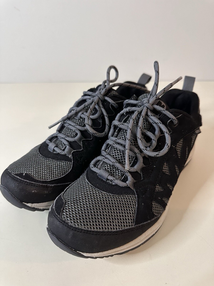 Merrell Simien Waterproof Hiking Shoes Sneakers Womens Size Black Gray  Trail