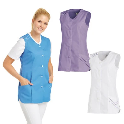 LEIBER Damen Hosenkasack o. Arm Gastrokittel Putzkittel Kittel Damenkasack