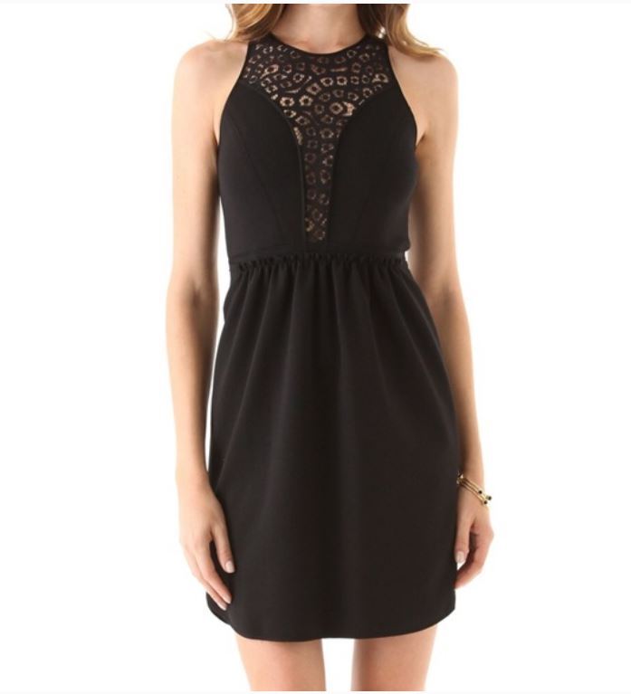 lace soutache dress Francie Soutache Lace Gown main image 0