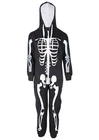 Unisex Mens Ladies jumpsuit Halloween Skeleton bodysuit onsie1 one piece S-2XL