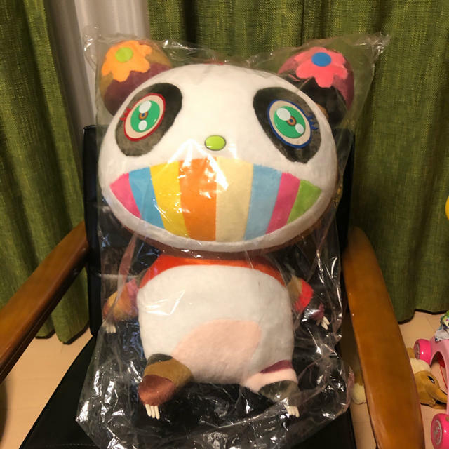 murakami takashi の pandaぬいぐるみ Msize Takashi Murakami plush panda BIG 55cm tonari no zingaro