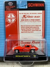 1/64 M2 SCHWINN STING-RAY ORANGE KRATE 1966 CHEVROLET CORVETTE 427