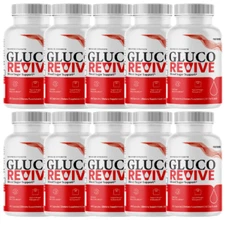 Gluco Revive Blood Sugar Support Advanced Glycogen Support - Ten (10) Bottles