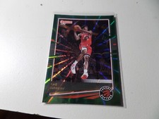 2020-21 Panini Donruss Green Laser Foil OG Anunoby Raptors #51