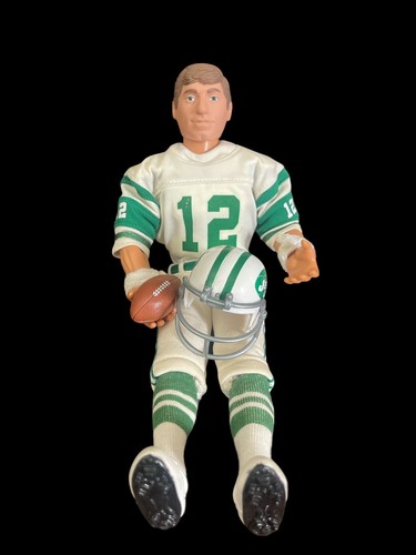 1983 JOE NAMATH No. 12 NEW YORK JETS Hasbro 12" Doll w/ Football NO BOX - Picture 5 of 11