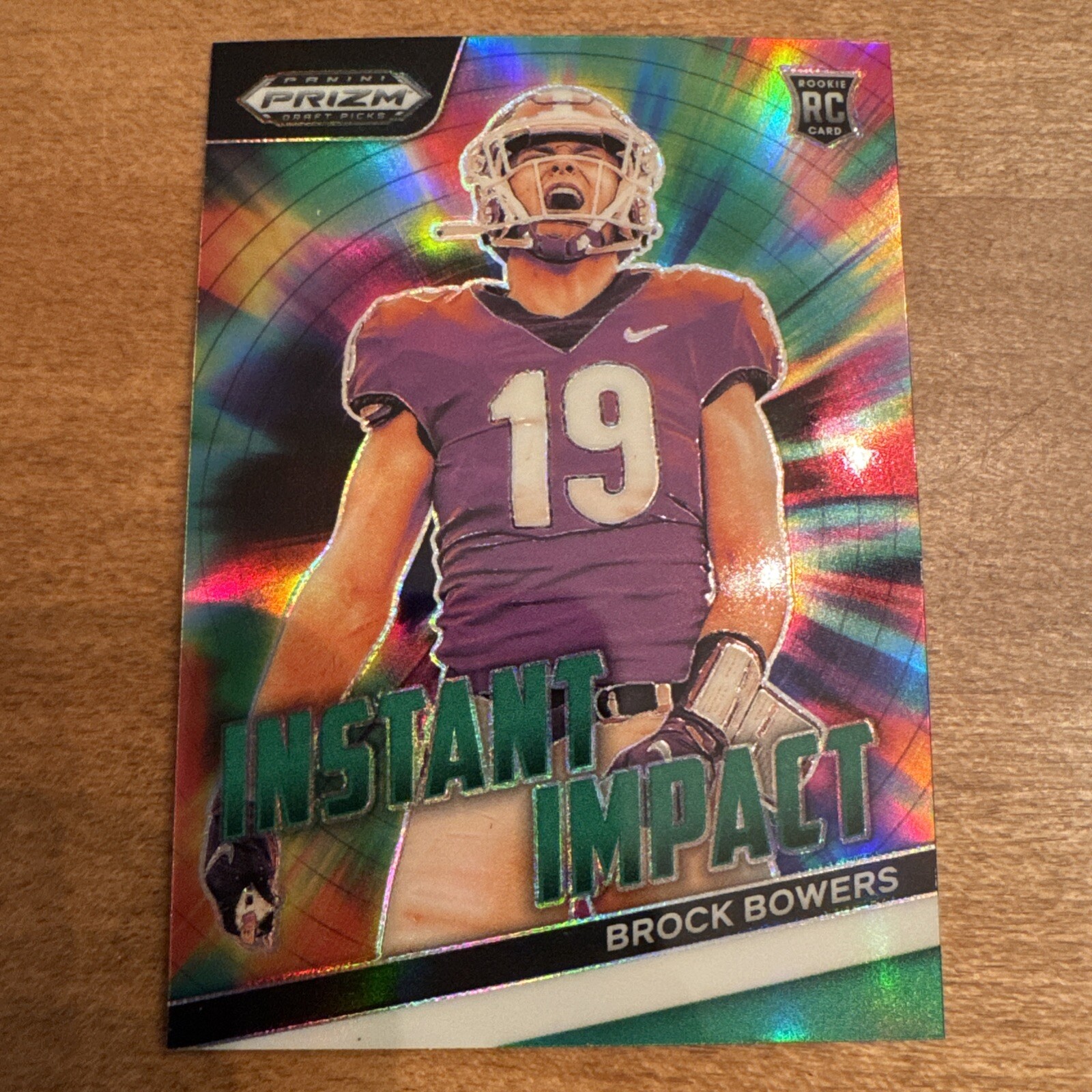 2024 Prizm Draft Picks Brock Bowers Green Prizm Instant Impact Raiders Georgia