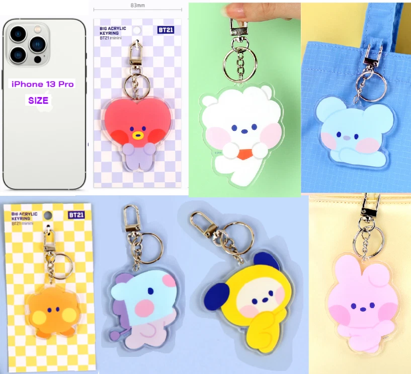 Bt21 acrylic keychain clearance