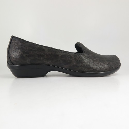 DANSKO Olivia Dress Loafer Womens Size 5.5-6M (EU 36) Black Leather Leopard Flat - Picture 7 of 8