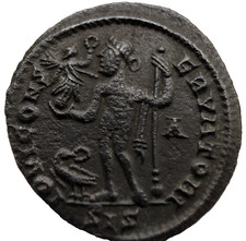 Roman Imperial | Constantine I | AE Follis | 313-315 CE | Siscia | Iovi & Eagle