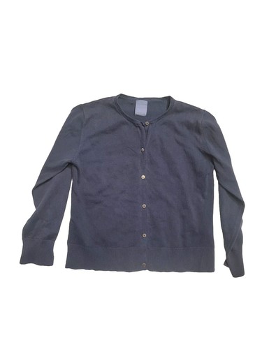 Zara Girl's Knit Navy Blue Cardigan 10