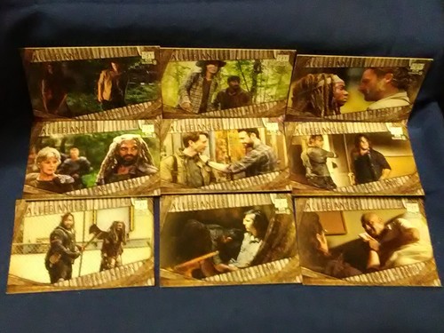 2018 Cryptozoic THE WALKING DEAD Season 8 ALLEGIANCES 9 Card Insert Set - Picture 1 of 2