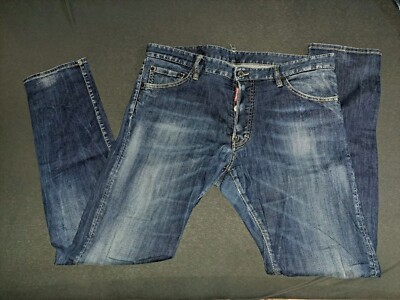 Original Dsquared2 Herren Jeans- Cool Guy Jean-Gr.54-Blau im Topzustand 