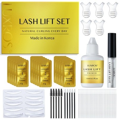Lash Lift Kit Eyelash Perm Set  Keratin Formula for Long-Lasting Curl & Brow Use
