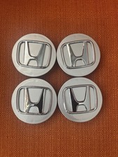 4pcs Fit For Honda Civic Cr-vchrome Wheel Center Hub Caps Chrome Emblem 69mm