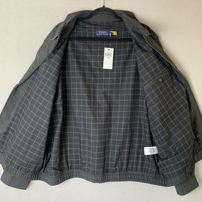 Polo Ralph Lauren Jacket Men 2XB Black Water Repellent Windbreaker