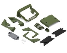 Knight Customs Vanquish H10 Optic Terra Recon LWB Body Set w/Flat Hood Green 