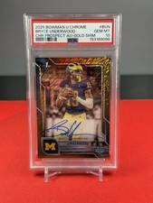 BRYCE UNDERWOOD Bowman Chrome 2025 Gold /50 Auto