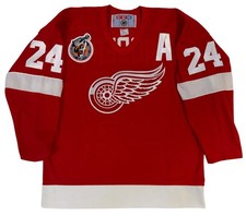 BOB PROBERT 1992-93 DETROIT RED WINGS CCM JERSEY SIZE LARGE REVENGE OVER DOMI