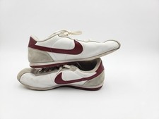 Nike Classic Cortez 72 White Maroon Red Leather Suede Sneaker AS IS Missing Sole