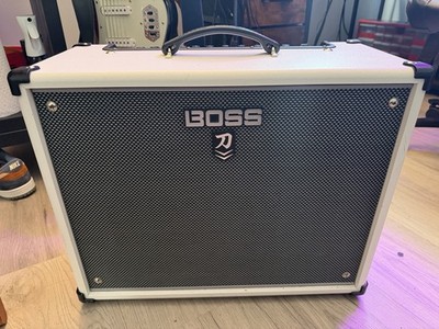Boss Katana-100 MkII 100 Watt 1x12 Rare White Combo Amp Original Box Manual
