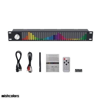 31-Band Music Spectrum Display 15-Band Digital Equalizer+Remote for Home KTV wis