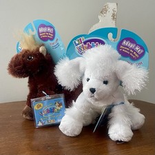 Lot of 2 Webkinz Lil Kinz Brown Horse And White Poodle Plush Stuffed New