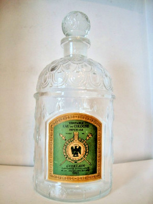 Vintage Guerlain Eau De Cologne Impériale Bee Flasche / Flakon Made in France