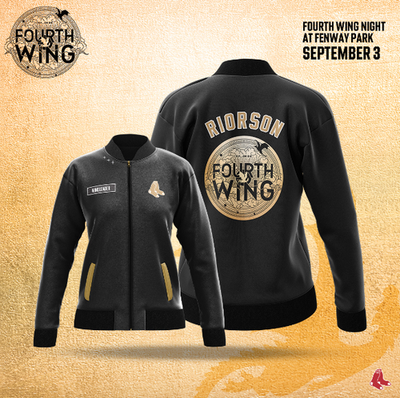 たこ ロンハーマン ボアジャケット S サザビーリーグ  TMT Boston Red Sox x FOURTH WING Fenway Park REBECCA YARROS 