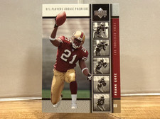 2005 Upper Deck NFL Players Rookie Premiere - Frank Gore ROOKIE CARD #28