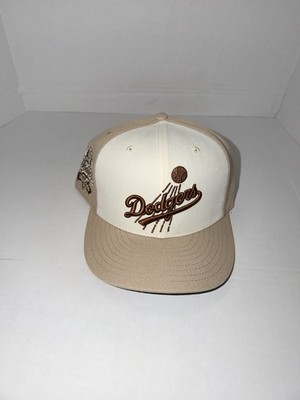Mitchell And Ness LA Dodgers Fitted Hat Khaki Size 7 1/2