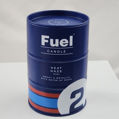 Fuel Candle Heat Haze Luckies Motor Racing Inspired Oil Drum 12 Oz Soy Wax New