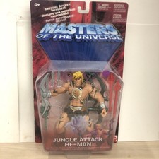 Masters of the Universe  MOTU  Mattel 200x Jungle Attack He-Man 2002 NEW