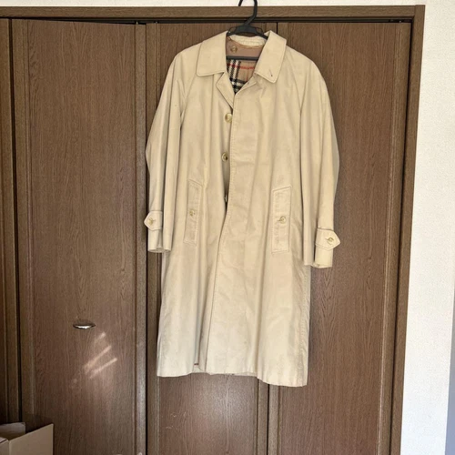 Burberry Trench Cappotto Uomo Beige Cotone #EB ZHA