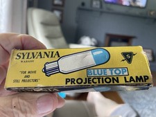 Vintage Sylvania Blue Top Projection Lamp Bulb 1000w 120V New Old Stock