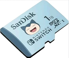 SanDisk 1TB microSDXC Card Licensed for Nintendo-Switch, Pokémon Snorlax Edition