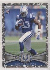 2012 Topps Camo Military 347/399 Dwayne Allen #58 7m3