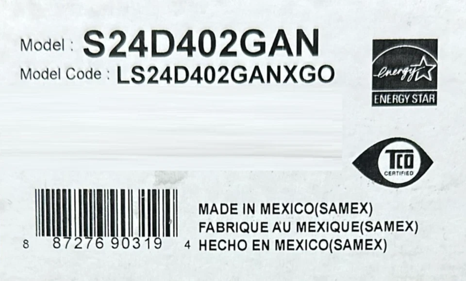 Samsung S40GD 24" Borderless 100Hz FHD IPS Business Monitor w/USB Hub LS24D402GA - Image 3 of 3