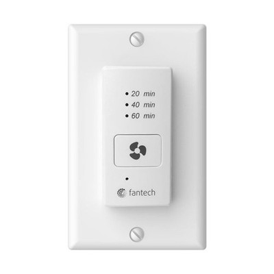 Fantech RTS4 Exhaust Fan Timer. 20, 40, or 60 minutes
